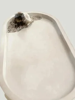 Tal & Bert Smoky Quartz Geode Jewelry Tray