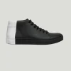THEY Two Tone Mid Top Sneakers