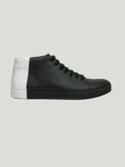 THEY Two Tone Mid Top Sneakers