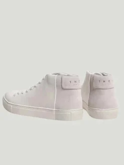 THEY Two Tone Mid Top Sneakers