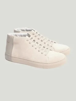 THEY Two Tone Mid Top Sneakers