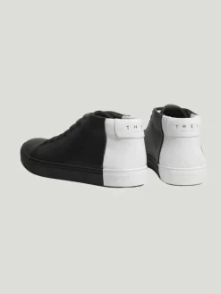 THEY Two Tone Mid Top Sneakers