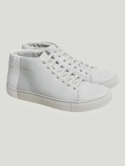 THEY Two Tone Mid Top Sneakers