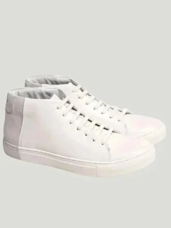 THEY Two Tone Mid Top Sneakers