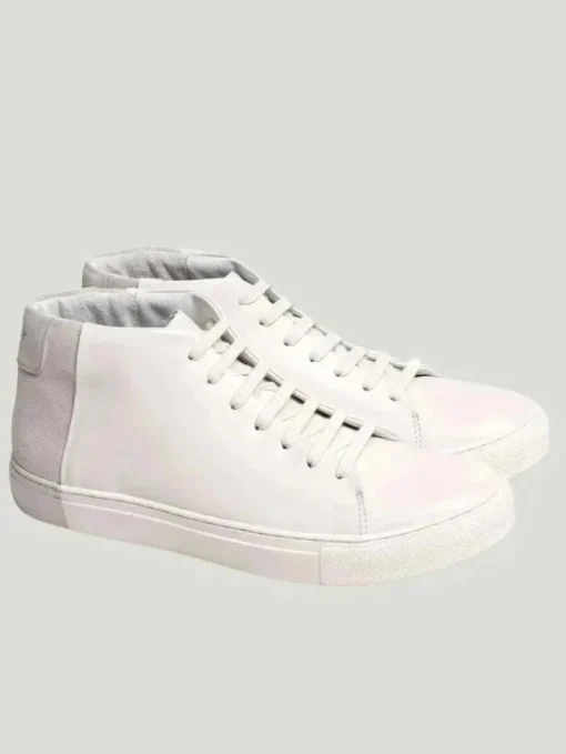 THEY Two Tone Mid Top Sneakers