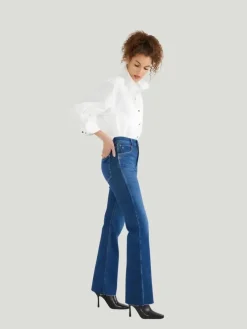 ÉTICA Denim Anya Modern Flare Denim Pant