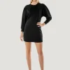 ÉTICA Denim Camila Pleated Knit Dress