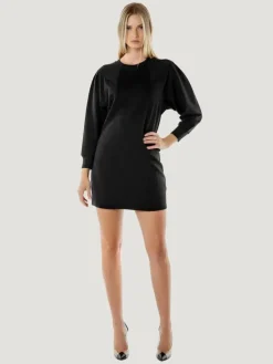 ÉTICA Denim Camila Pleated Knit Dress