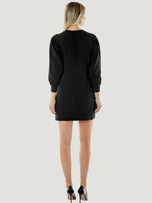 ÉTICA Denim Camila Pleated Knit Dress