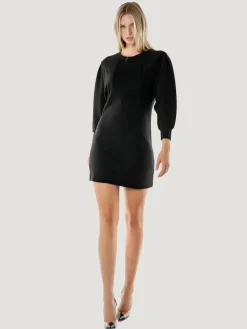 ÉTICA Denim Camila Pleated Knit Dress