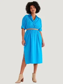 ÉTICA Denim Tina Shirt Dress