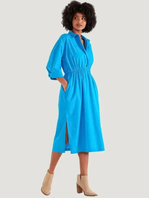 ÉTICA Denim Tina Shirt Dress