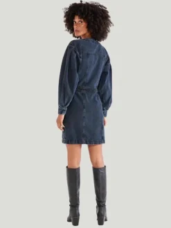ÉTICA Mira Denim Wrap Dress