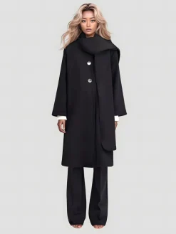 TOUCHÉ Shawl Collar Coat