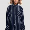 TOUCHÉ Striped Seersucker Shirt