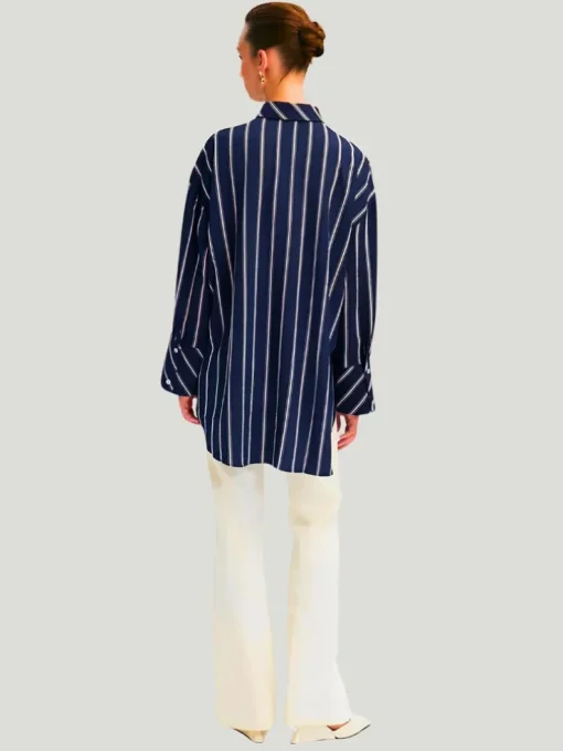 TOUCHÉ Striped Seersucker Shirt