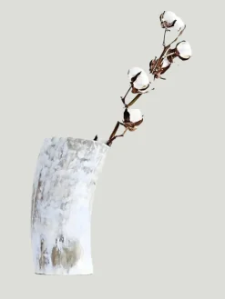 Tribe and Glory Ankole Cattle Horn Vase