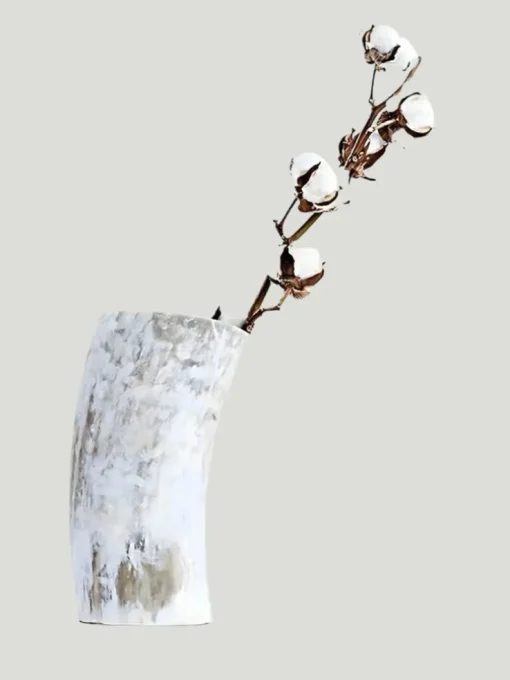 Tribe and Glory Ankole Cattle Horn Vase