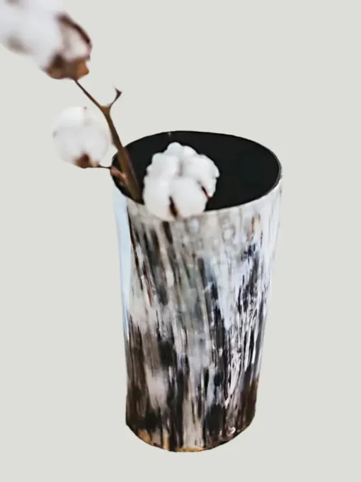 Tribe and Glory Ankole Cattle Horn Vase