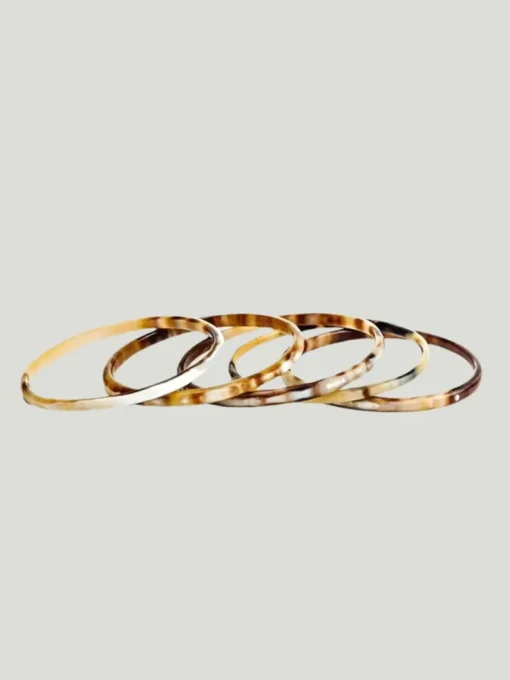 Tribe and Glory Ankole Horn Bangles