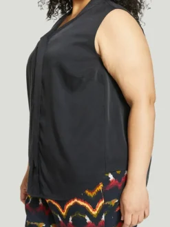 Universal Standard Brava Cupro Blouse