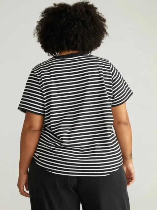 Universal Standard Breton Stripe Garcon Tee