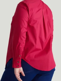 Universal Standard Elbe Stretch Poplin Shirt