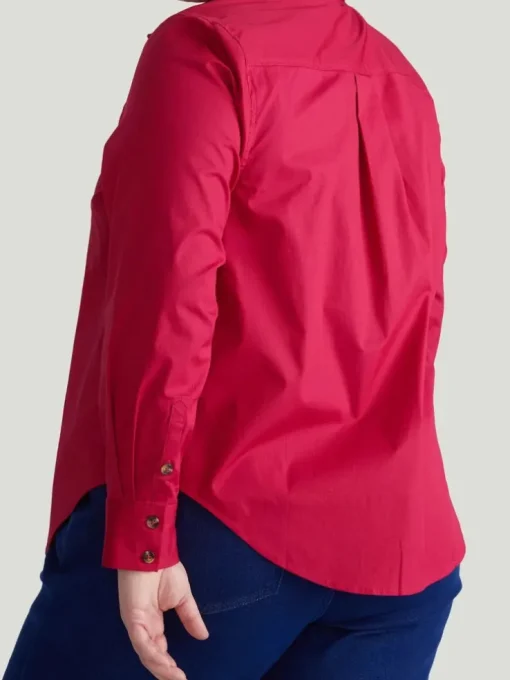 Universal Standard Elbe Stretch Poplin Shirt