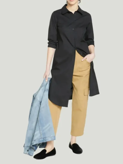 Universal Standard Odeon Stretch Poplin Shirtdress