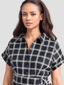 Universal Standard Sandy Stretch Poplin Shirtdress