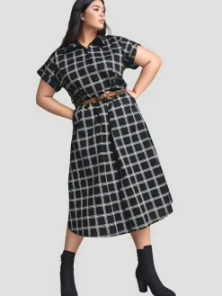 Universal Standard Sandy Stretch Poplin Shirtdress