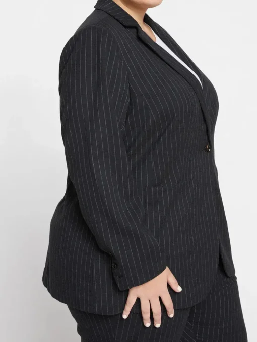 Universal Standard The Pinstripe Blazer