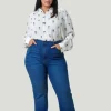 Vibrant M.i.U  Plus Size Bootcut Ankle Jeans