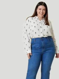 Vibrant M.i.U  Plus Size Bootcut Ankle Jeans