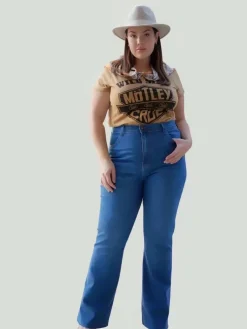 Vibrant M.i.U  Plus Size Bootcut Ankle Jeans