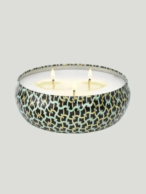 Voluspa French Linen 3 Wick Tin Candle