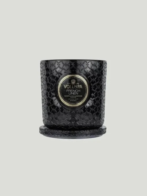 Voluspa French Linen Luxe Candle