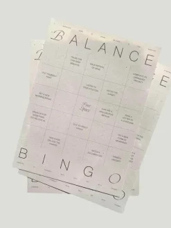 Wilde House Paper Balance Bingo Pad