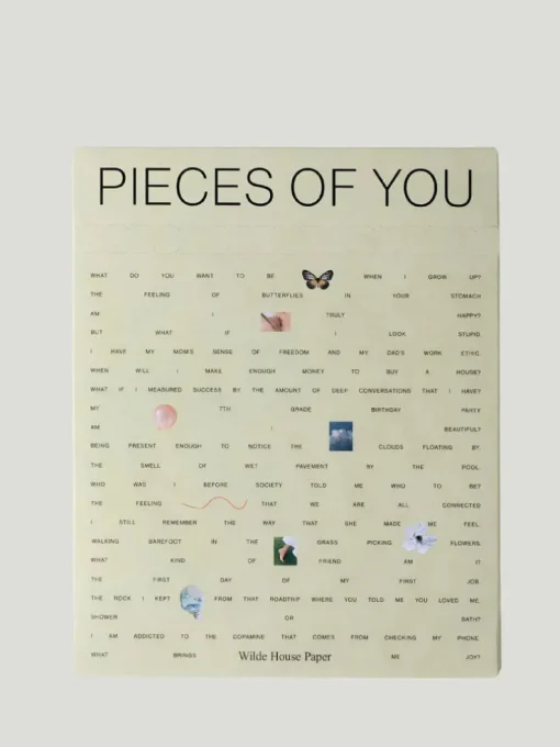 Wilde House Paper Pieces Of You Journal