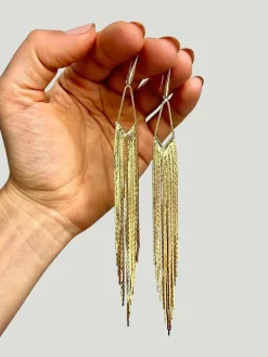 WILYMI Jewelry Fringe Earrings