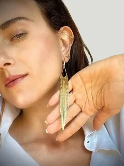 WILYMI Jewelry Fringe Earrings