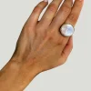 WILYMI Jewelry Moonstone Ring