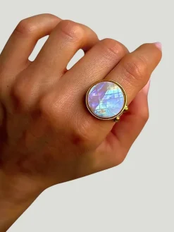 WILYMI Jewelry Moonstone Ring