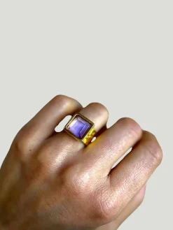 WILYMI Jewelry Rose Quartz Ring