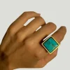 WILYMI Jewelry Turquoise Ring