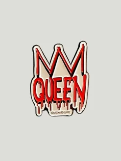 Wren + Glory 'QUEEN' Enamel Pin