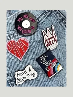 Wren + Glory 'QUEEN' Enamel Pin