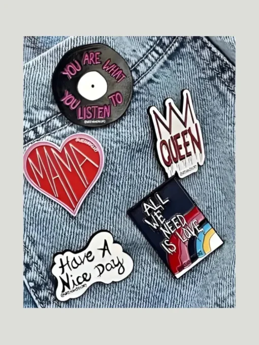 Wren + Glory 'QUEEN' Enamel Pin