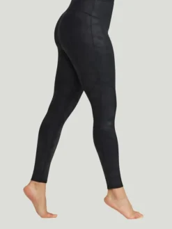 Yummie Stretch and Shine Faux Leather Shaping Legging